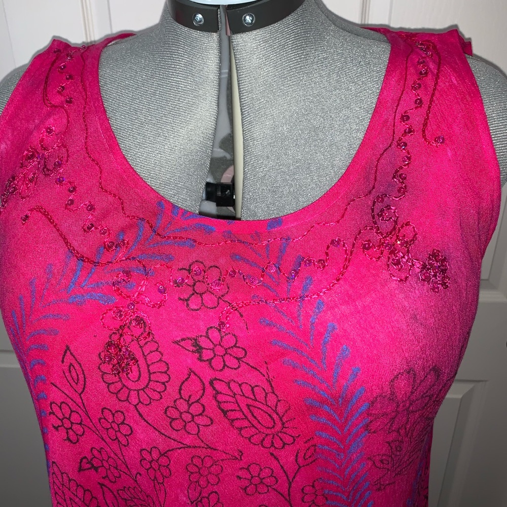 Pink and Purple Summer Dress